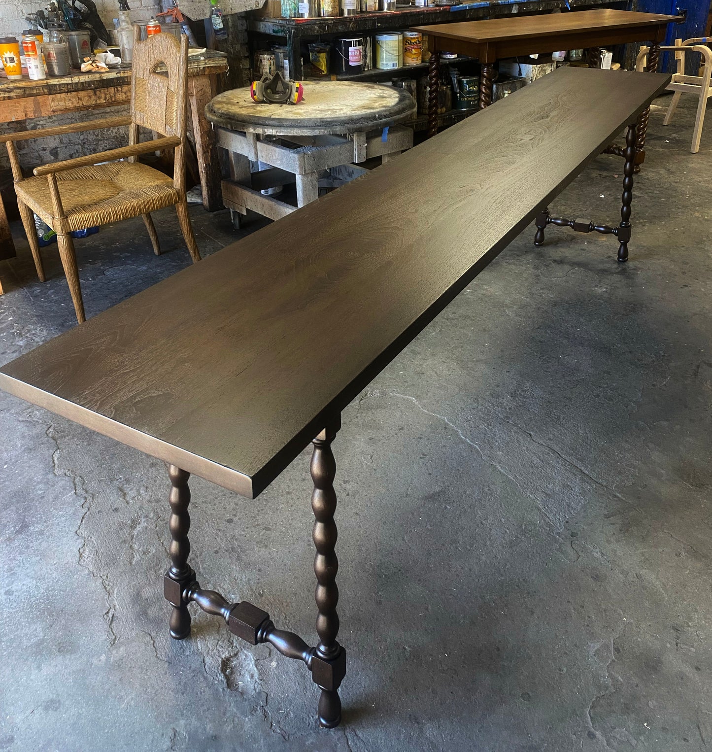 #10-706 Custom Bobbin Leg Console