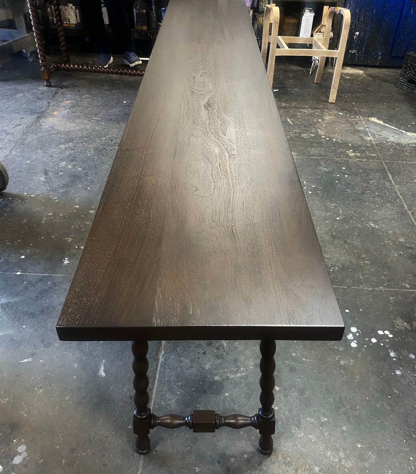 #10-706 Custom Bobbin Leg Console
