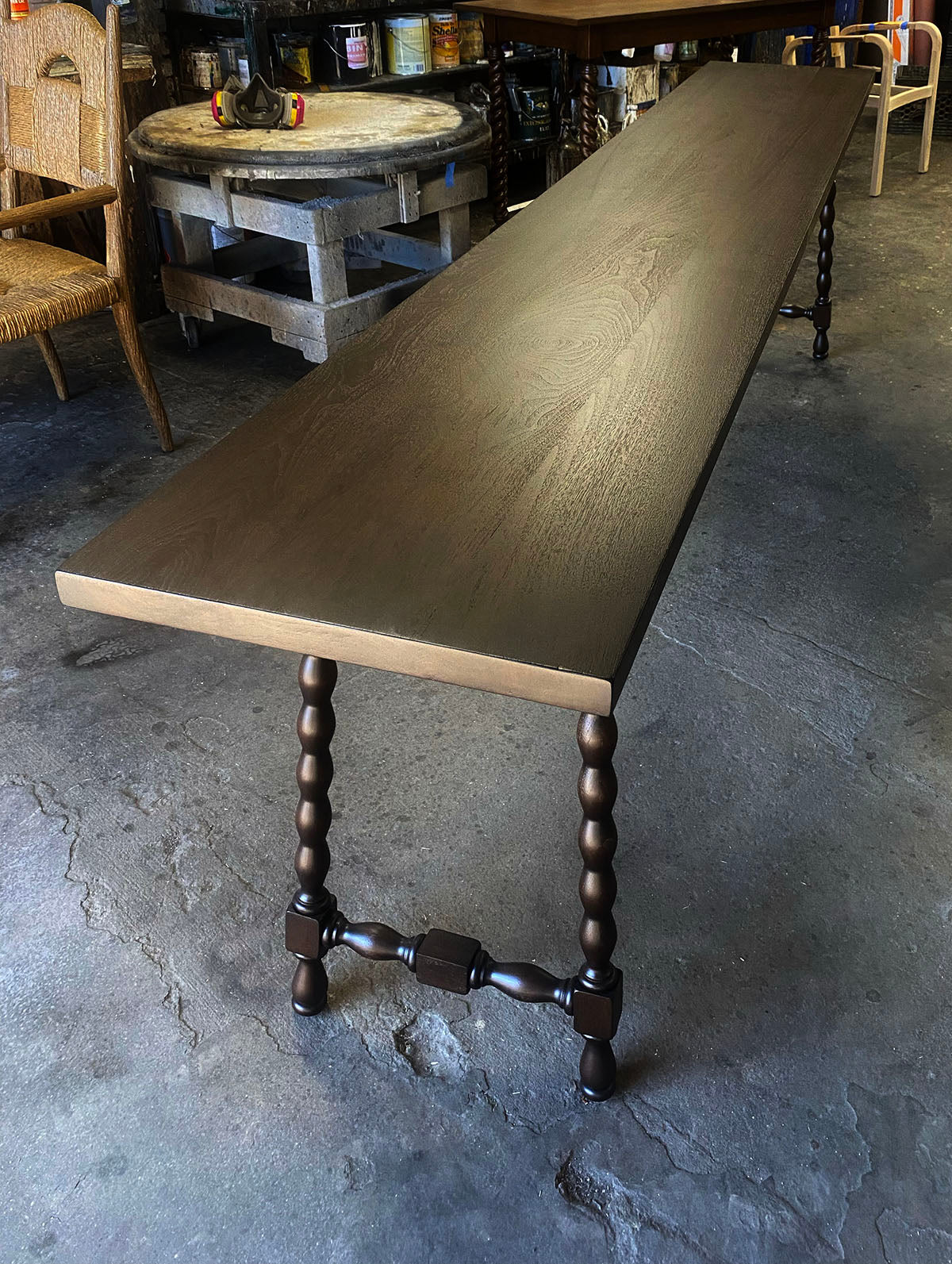 #10-706 Custom Bobbin Leg Console