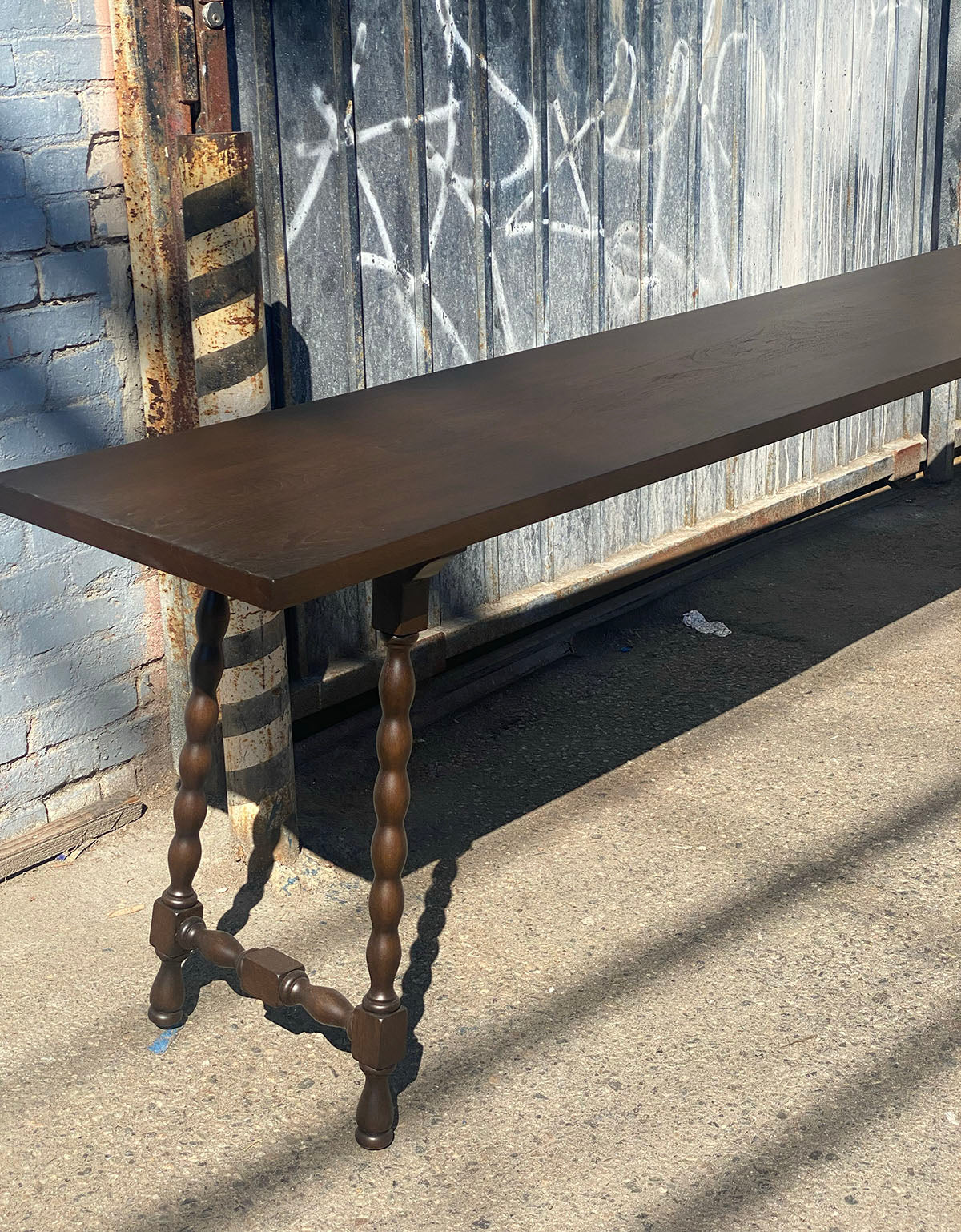 #10-706 Custom Bobbin Leg Console