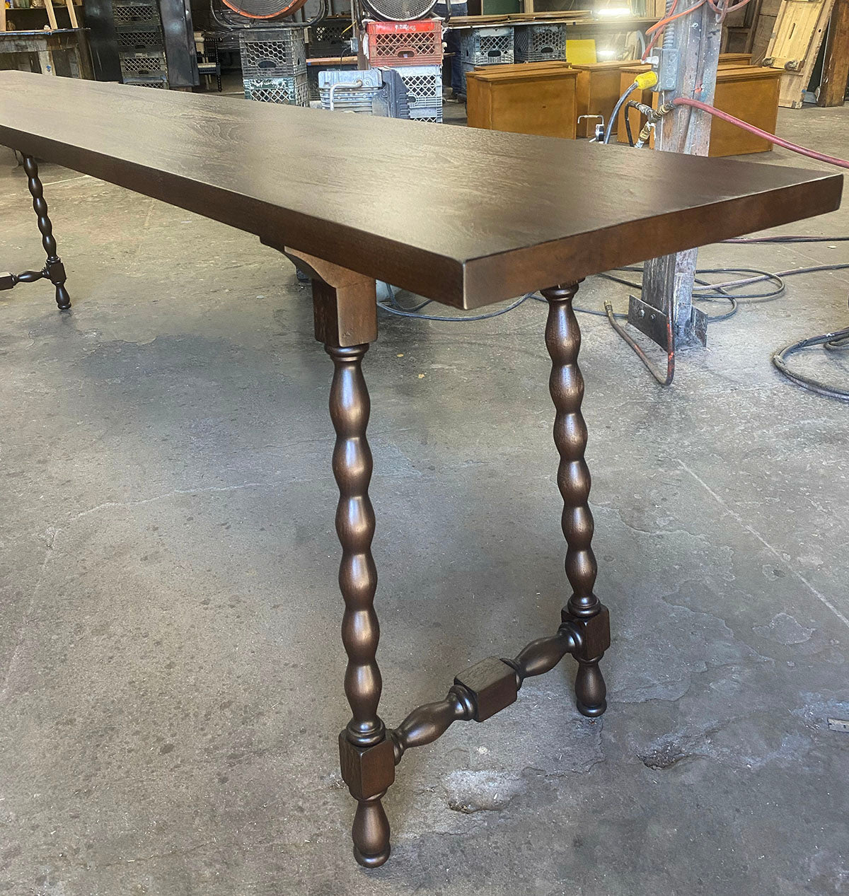 #10-706 Custom Bobbin Leg Console