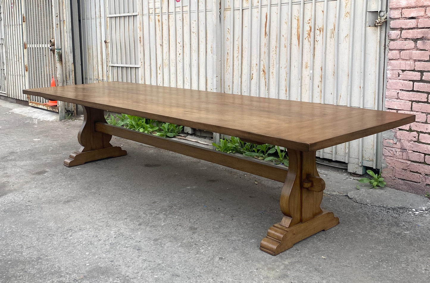 #10-7mod4 Custom Trestle Table