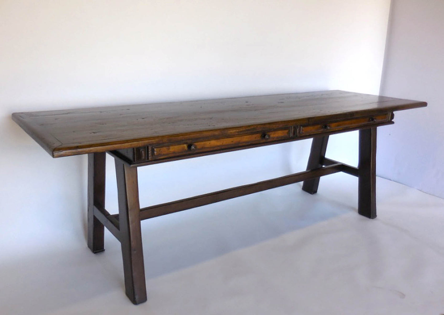 #10-11mod2 Custom Japanese Style Desk With Drawers