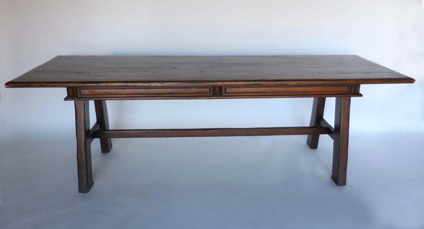 #10-11mod2 Custom Japanese Style Desk With Drawers