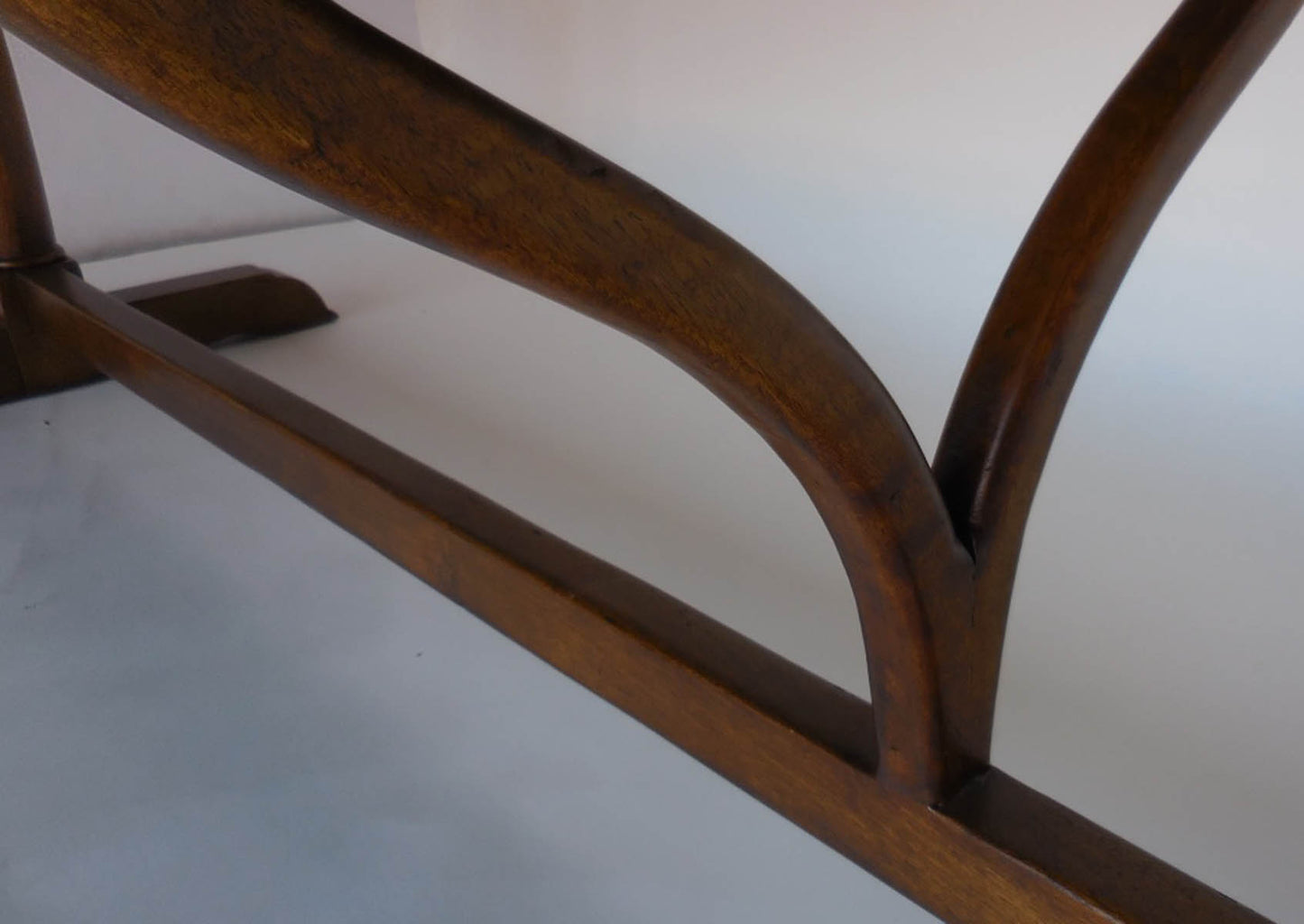 #10-13mod5 Custom Race Track Oval Wishbone Wine Tasting Table