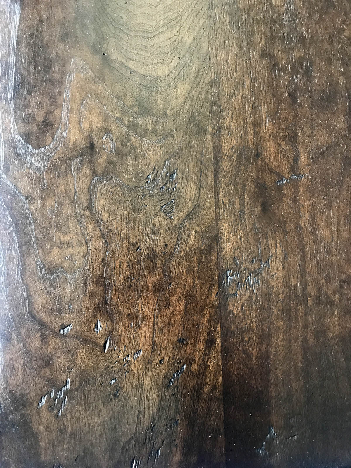 #10-13mod7 Custom Rectangular Wishbone Wine Tasting Table in Walnut