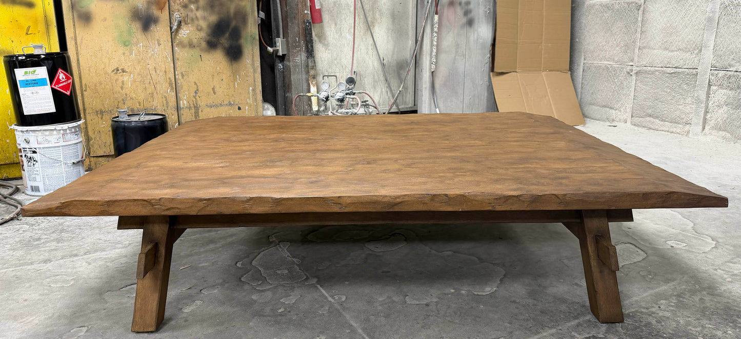 #10-123mod3 Custom Hand Hewn Guatemala Coffee Table