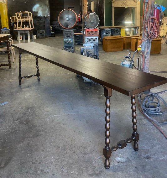 #10-706 Custom Bobbin Leg Console