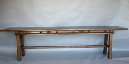 #10-11mod3 Custom Japanese Style Desk or Console With Drawers