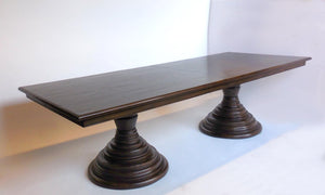 #10-1DOUBLE2 Custom Double Pedestal Table
