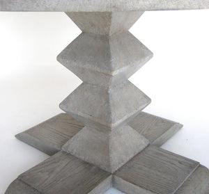 #10-2mod4 Custom Portuguese Pedestal Table