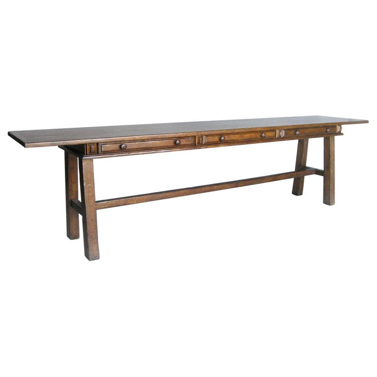 Custom Japanese Style Desk or Console  With Drawers
